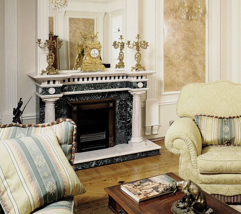 мраморный портал для камина